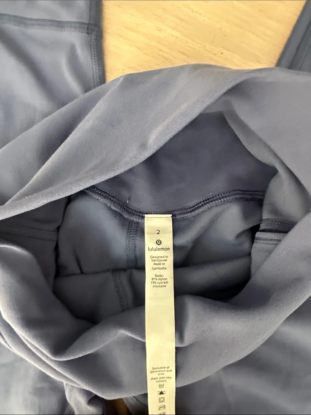 lululemon “Old” Align Pants Blue 7/8 sz 2